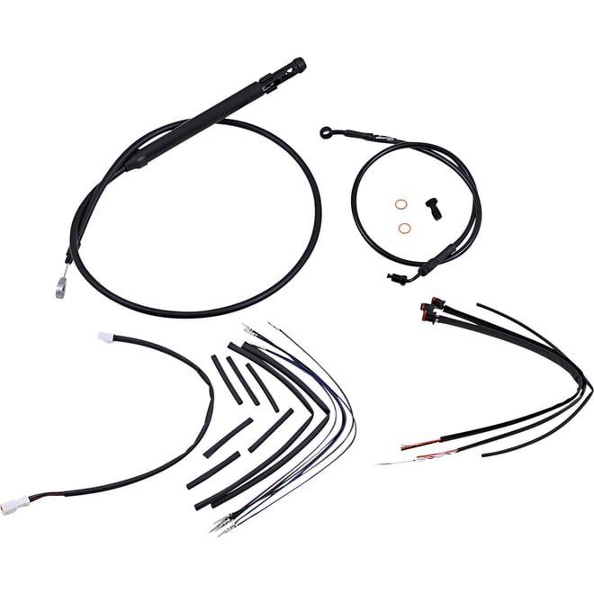 Burly brand Control Kit - 16" Ape Hanger Handlebars