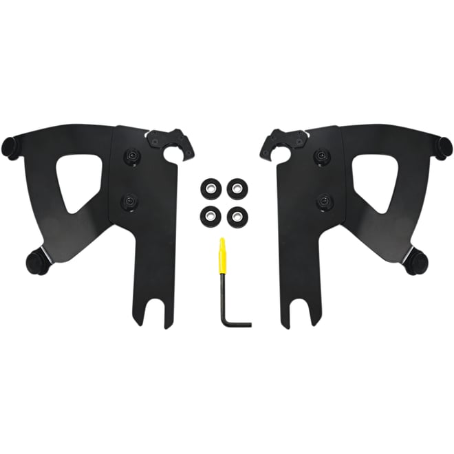 Memphis shades Road Warrior Mounting Kit - Black - FLHR