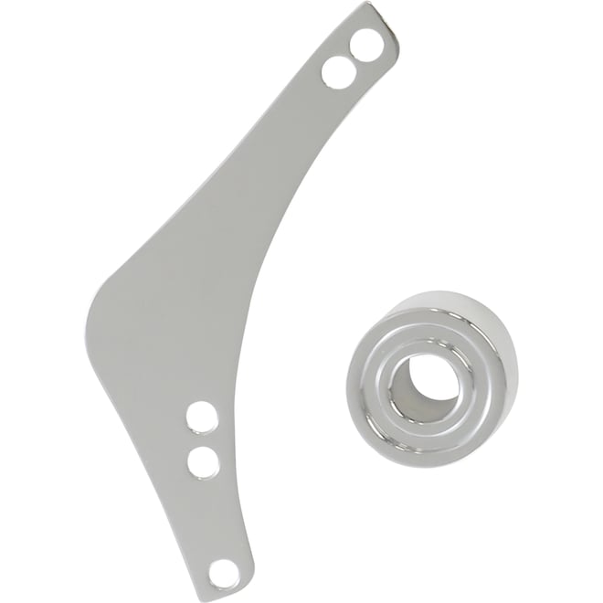 Arlen ness Inverted Air Cleaner Cover Plate - Chrome