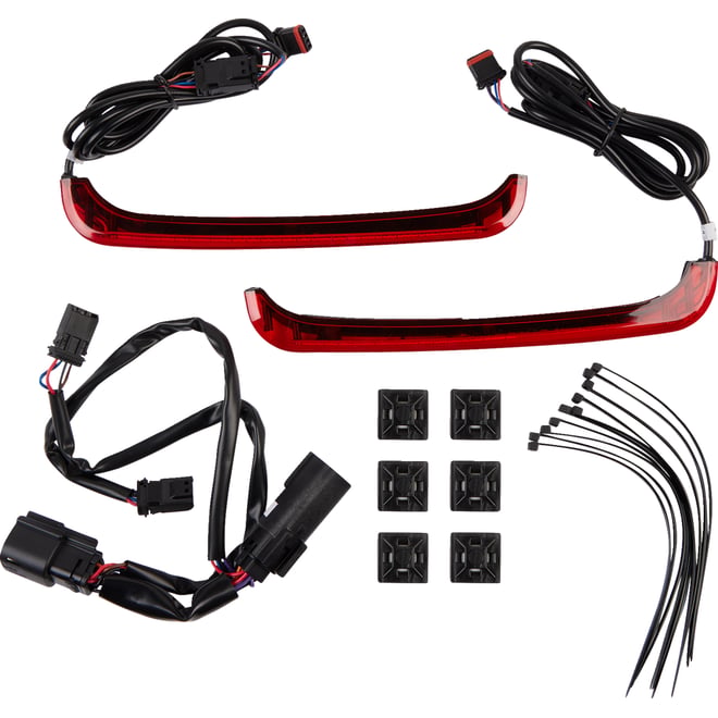 Custom dynamics Saddlebag Lights - Red Lens