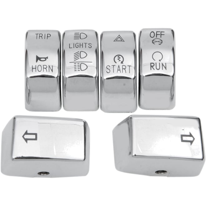 Drag specialties Switch Caps - Chrome