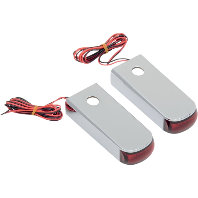 Alloy art LED Strut Light - Red/Red Softail