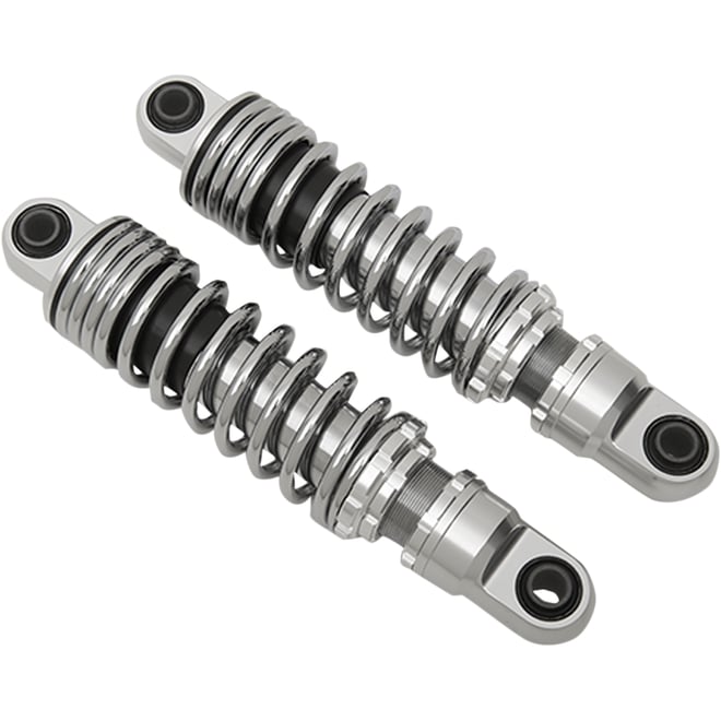 Drag specialties shocks Premium Ride-Height Adjustable Shocks - Chrome - Standard - 12" Drag specialties shocks Premium Ride-Height Adjustable Shocks - Chrome - Standard - 12"
