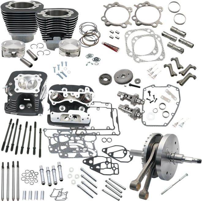 S&s cycle 124" Hot Set Up® Engine Performance Kit - Black