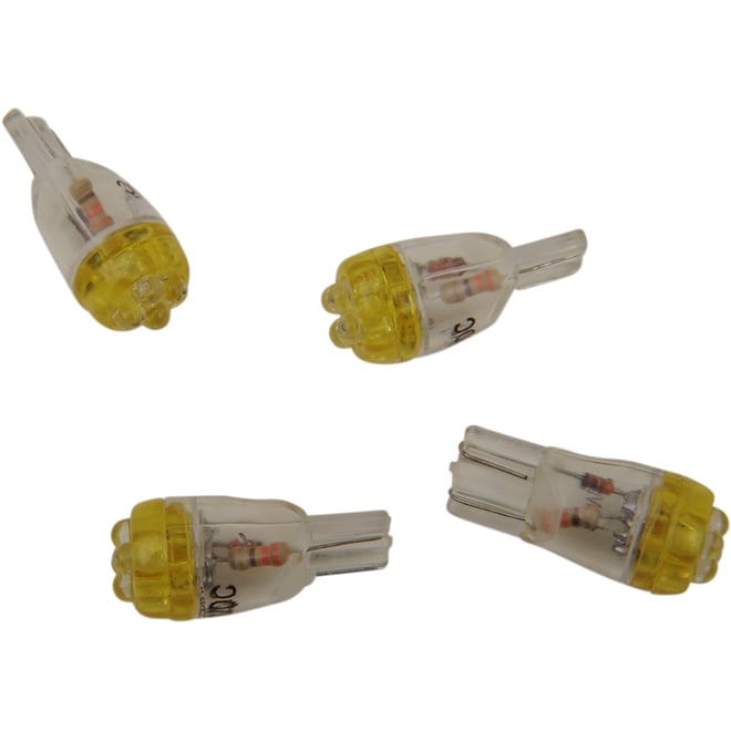 Drag specialties Mini Wedge LED Bulbs - Amber