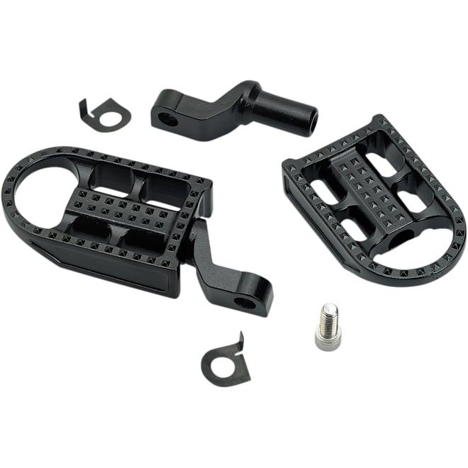 Biltwell Mushman Footpegs - Step - Black Electroplated Biltwell Mushman Footpegs - Step - Black Electroplated
