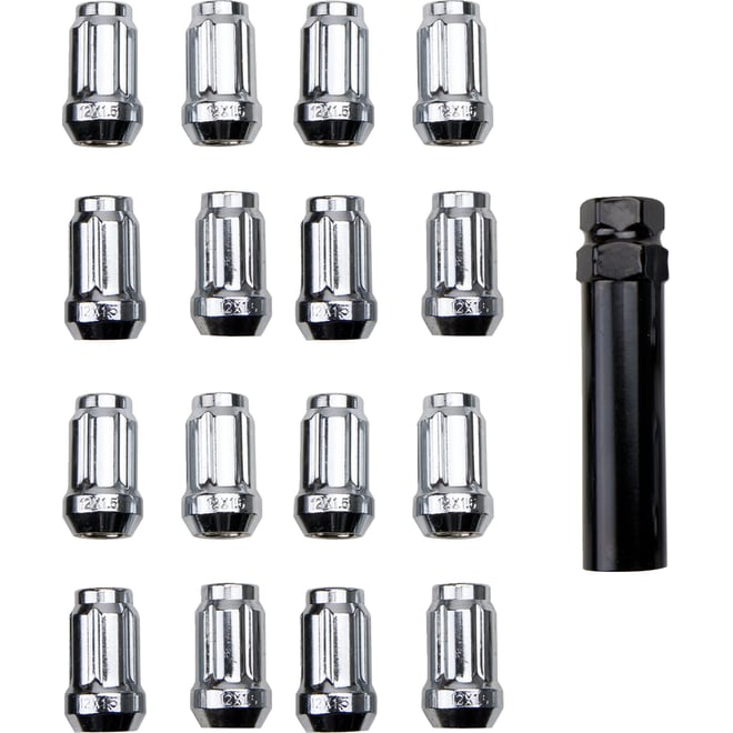 Itp Lug Nut - Chrome - 12 mm