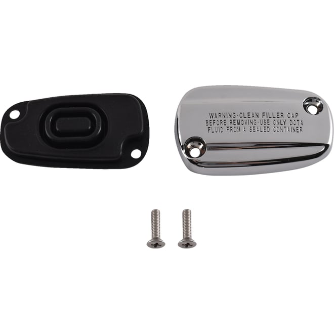 Drag specialties Rear Master Cylinder Cover - M8 Softail - Chrome