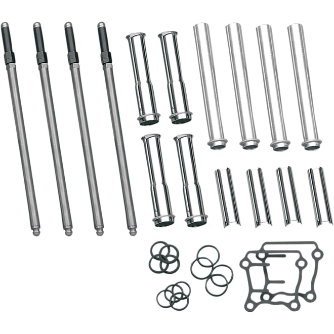 S&s cycle Adjustable Pushrod Cover Kit - Twin Cam S&s cycle Adjustable Pushrod Cover Kit - Twin Cam