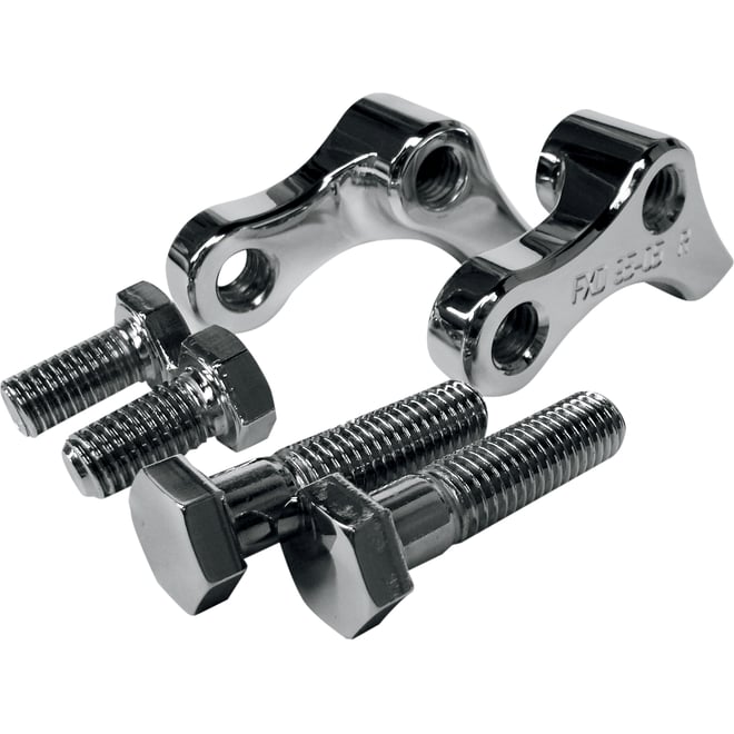 La choppers Rear Lowering Kit - Chrome - Lowers 1" - '95-'05 FXD