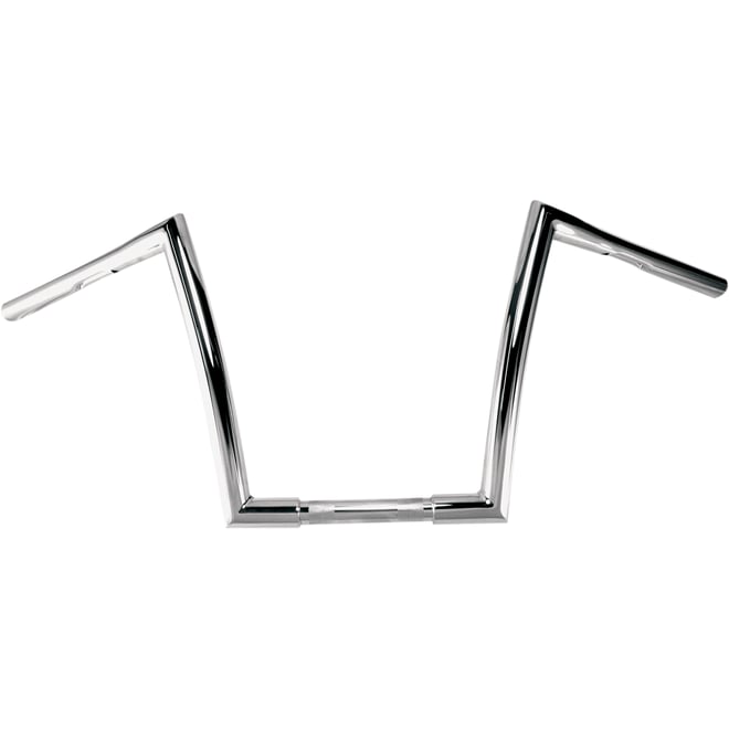 Todd's cycle Handlebar - Strip - 1-1/4" - 12" Rise - Chrome