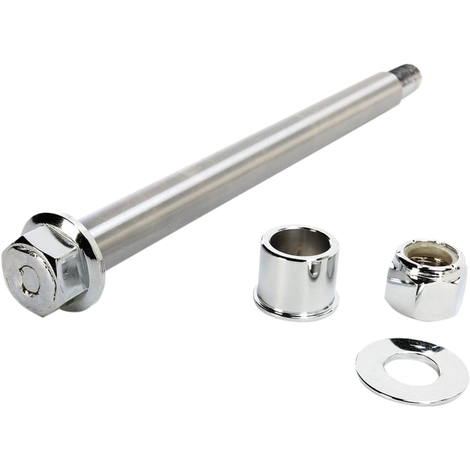 Drag specialties Axle Kit - Front - Chrome - '00-'06 FXSTS Drag specialties Axle Kit - Front - Chrome - '00-'06 FXSTS