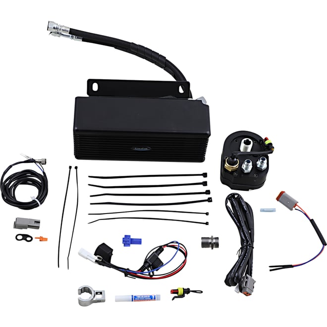 Ultracool Below Regulator Mount Oil Cooler- Flat Black
