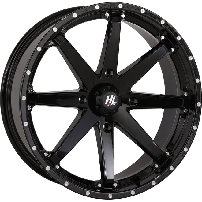 High lifter Wheel - HL10 - Front/Rear - Gloss Black - 20x7 - 4/156 - 4+3 (+10 mm)