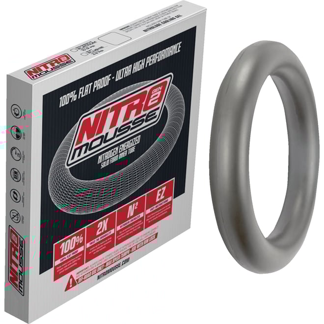 Nitromousse Mousse Tube - Platinum - Standard - 140/80-18