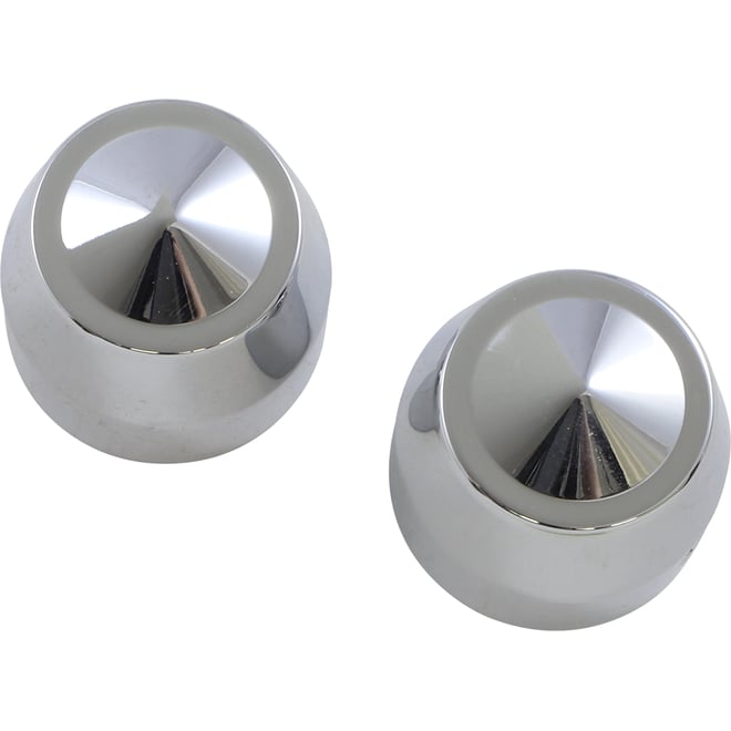 Accutronix Axle Caps - Elite - Chrome - 1"