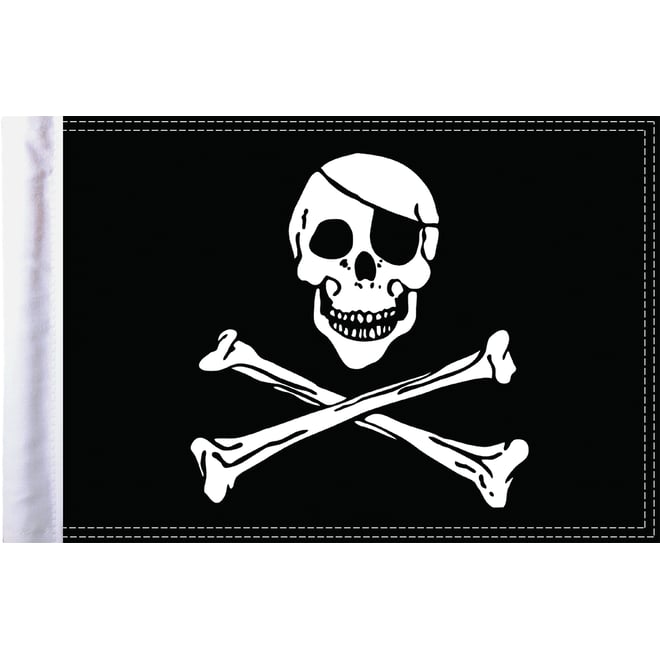 Pro pad Jolly Roger Flag - 10" x 15"