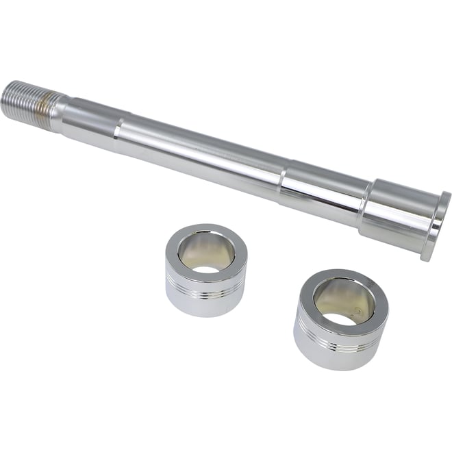 Drag specialties Axle Kit - Front - Chrome Drag specialties Axle Kit - Front - Chrome