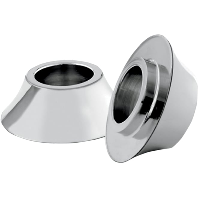Rc components Tapered Axle Spacer - Front - Chrome - No ABS - '00-'07 FLH