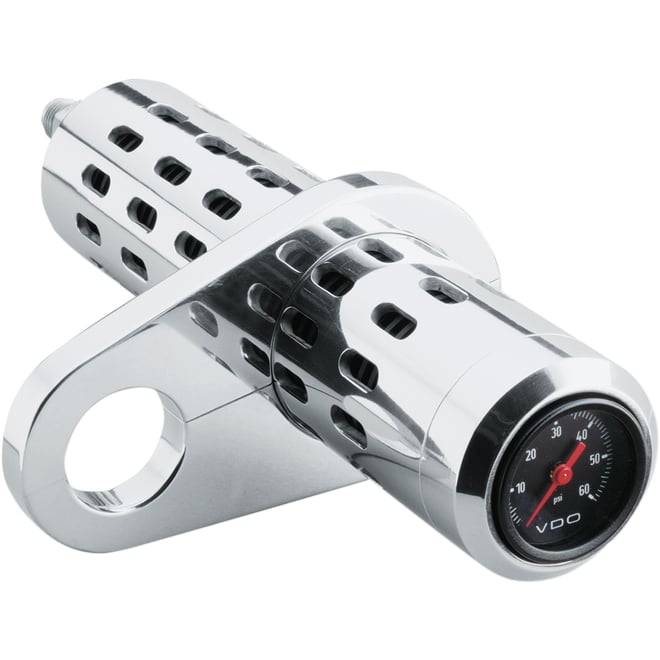Pro-one perf.mfg. Oil Cooler Kit - Temperature Gauge - Chrome - 1" - 1-1/4"