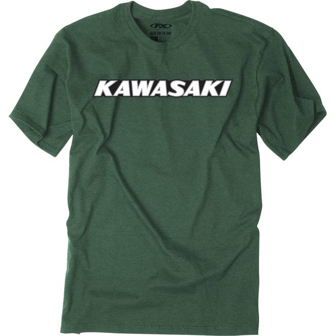 Factory Effex Kawasaki Vintage T Shirt Forest Green Factory Effex Kawasaki Vintage T Shirt Forest Green