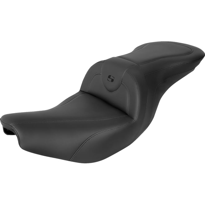 Saddlemen RoadSofa™ Seat - without Backrest - Black w/ Black Stitching - Indian '14-'23