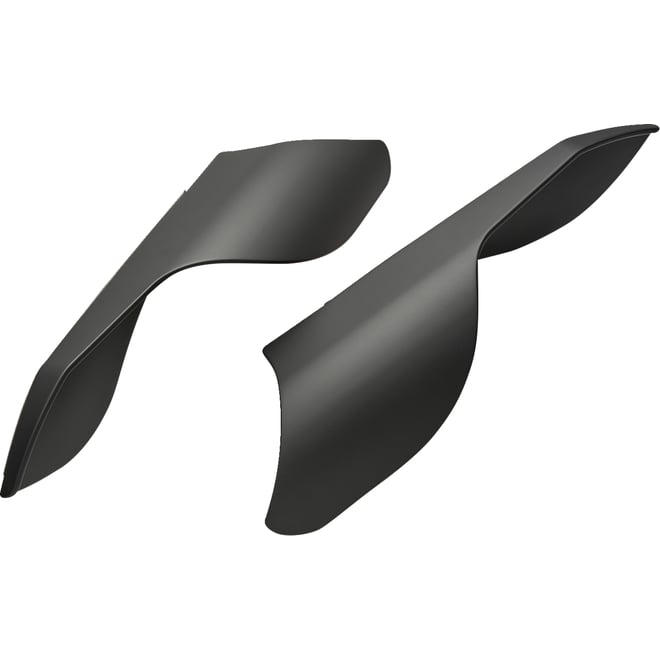 Ciro Heat Deflectors - Black - Indian