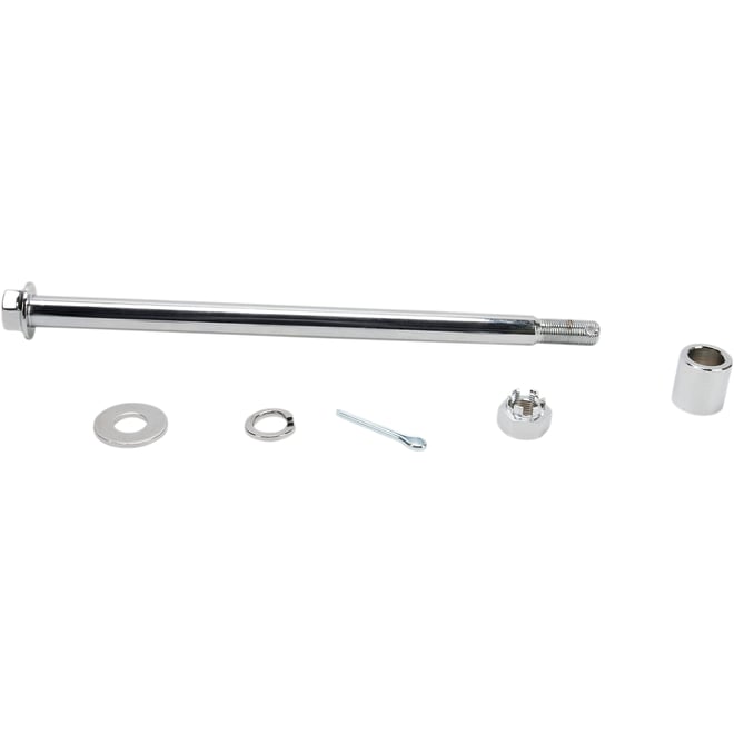 Drag specialties Axle Kit - Rear - Chrome - '82-'94 FXR Drag specialties Axle Kit - Rear - Chrome - '82-'94 FXR