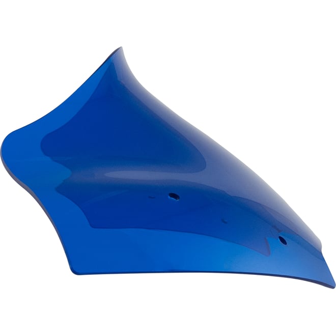 Klock werks Kolor Flare™ Windshield - 10" - Blue - FLTR