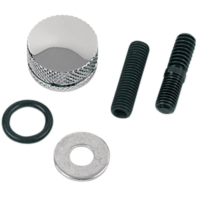 Drag specialties Seat Mounting Knob - Chrome - Knurled Drag specialties Seat Mounting Knob - Chrome - Knurled