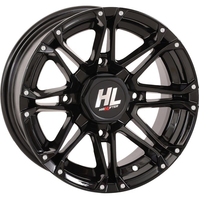 High lifter Wheel - HL3 - Front/Rear - Gloss Black - 14x7 - 4/156 - 4+3 (+5 mm)
