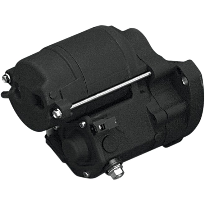 Terry components Starter Motor - Harley Davidson - Black Wrinkle