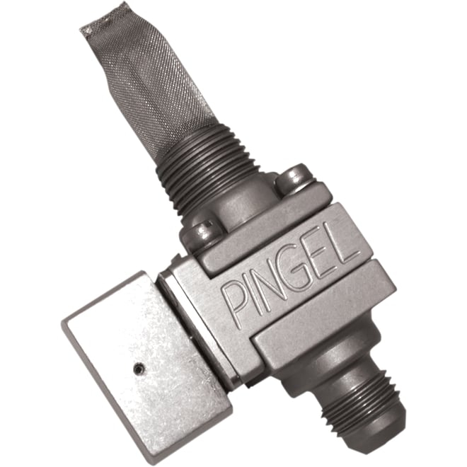 Pingel The Guzzler® Fuel Valve - 3/8" NPT - 6AN