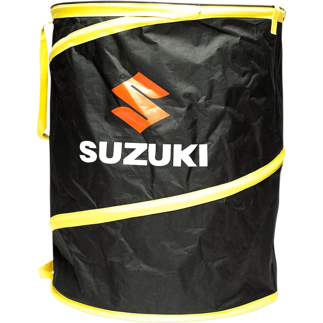Factory effex Trash Can - Black/Yellow - Suzuki
