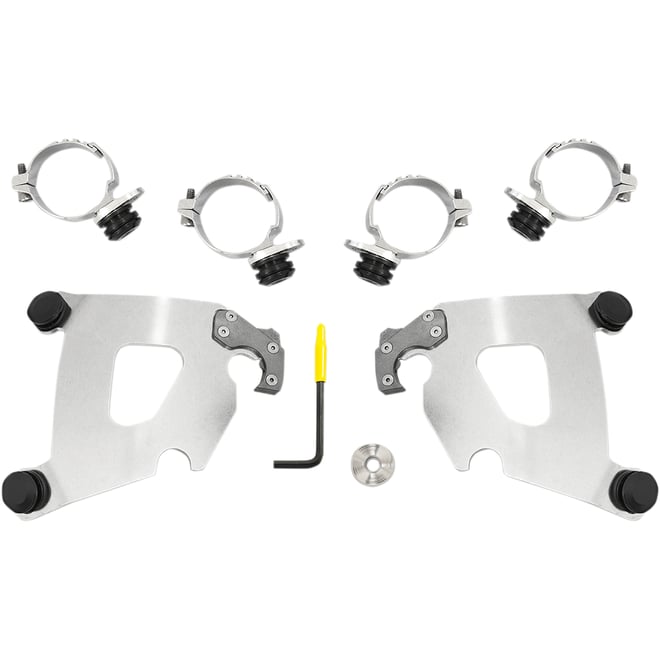 Memphis shades Cafe Mounting Kit - Polished - FXDL Memphis shades Cafe Mounting Kit - Polished - FXDL