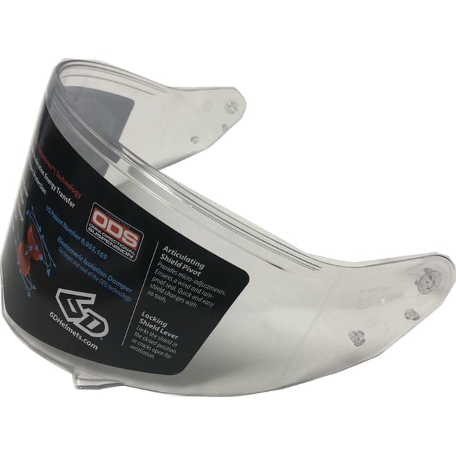 6d helmets ATS-1 Shield - Clear
