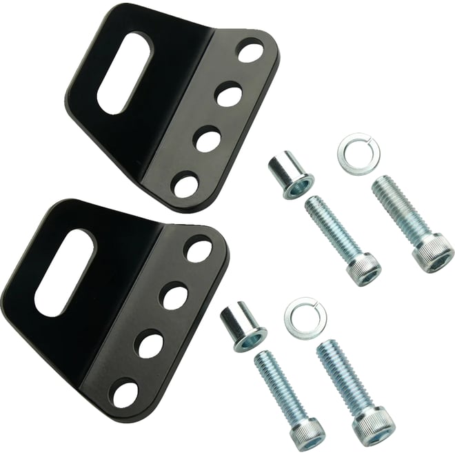 Ciro Tie-Down Brackets - Rear - Black