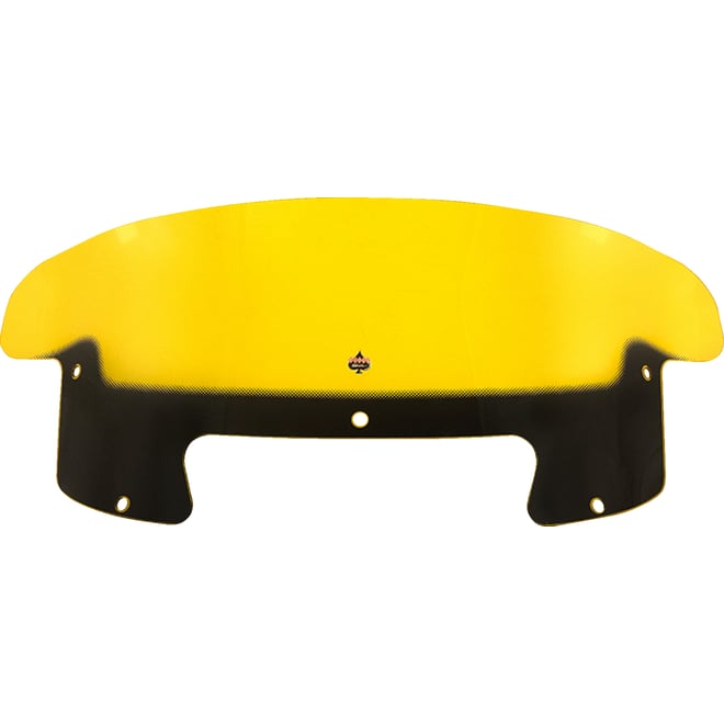 Klock werks Kolor Flare™ Windshield - 8" - Yellow - Indian