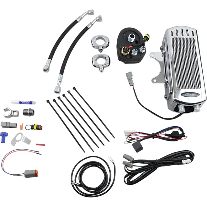 Ultracool Oil Cooler Kit - Chrome
