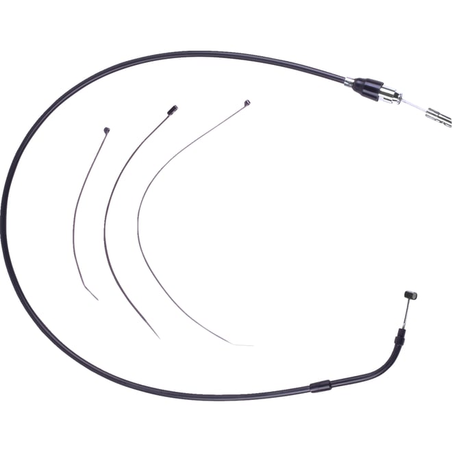 Drag specialties Quick Connect Clutch Cable - Upper - Black/Chrome Drag specialties Quick Connect Clutch Cable - Upper - Black/Chrome