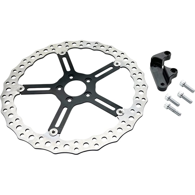 Arlen ness Rotor Kit - Jagged - Right Front - 15"