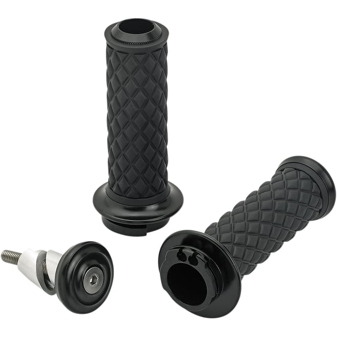Biltwell Grips - Alumicore - Dual Cable - Black