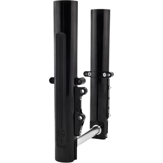 Performance machine (pm) Fork Leg Kit - Black - Lower - Single Disc - '14-'20 FL