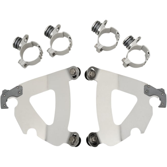 Memphis shades Road Warrior Mounting Kit - Polished - FXDWG