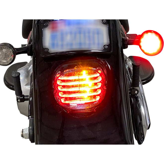 Custom dynamics Taillight/Turn Signal - Bottom Window - Red Lens