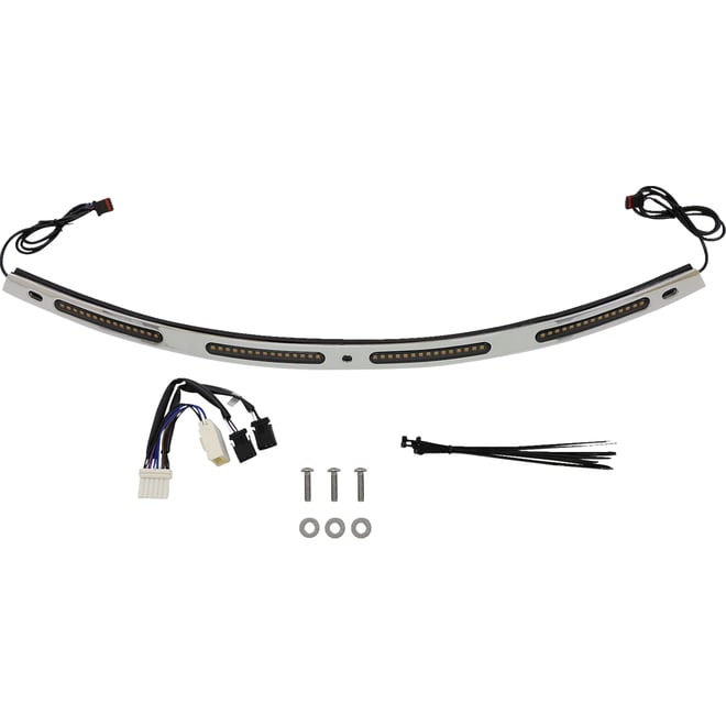 Custom dynamics Windshield Trim - Sequential Turn Signals - Chrome Custom dynamics Windshield Trim - Sequential Turn Signals - Chrome