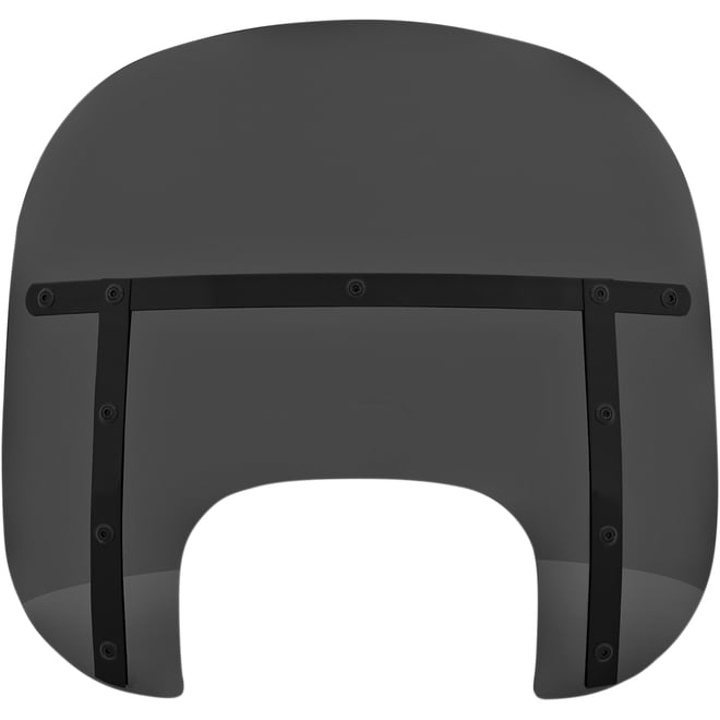 Memphis shades Fats Windshield - Dark Black Smoke/Night Shades - 13" - FLFB/S