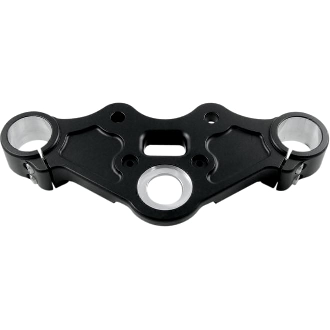 Todd's cycle Blackline Top Triple Tree - 41 mm - Flat Black - '11-'13 FXS