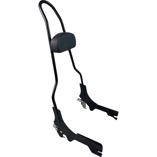 Motherwell Quick Release Sissy Bar - 23" - With Pad - Matt Black