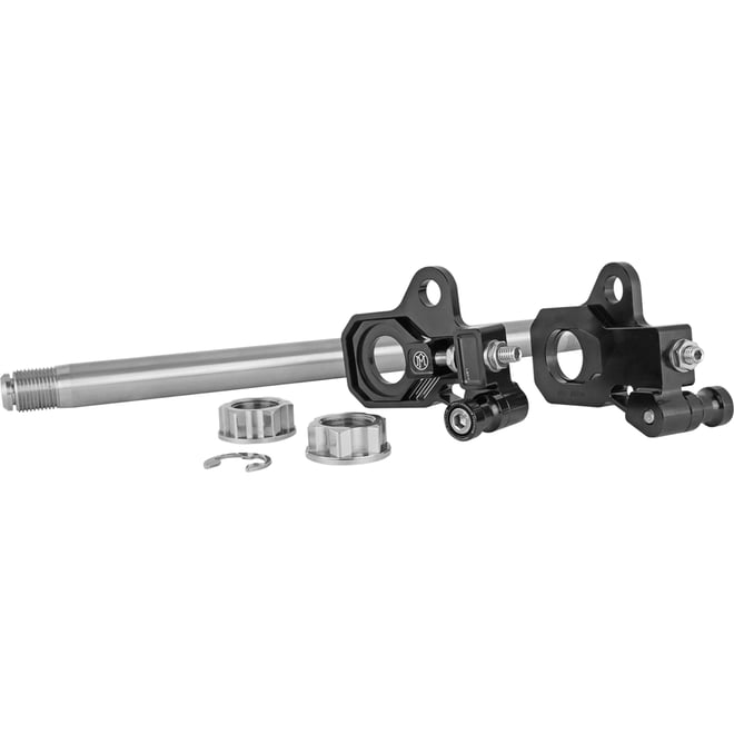 Performance machine (pm) Axle Adjuster Kit - Black - Rear